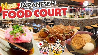 Japanese Food Court Tour in Yokohama / Sushi, Takoyaki, Teppanyaki