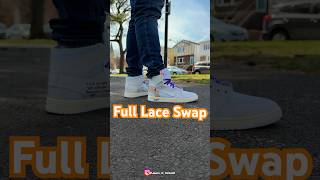 Jordan 1 Virgil Abloh Alaska - Lace Swap &amp; On Feet