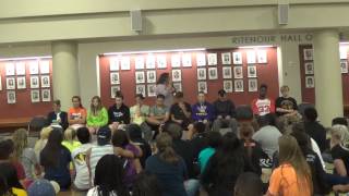 Ritenour High School Project Graduation comedy stage hypnosis show 2015