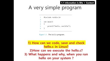 [C basic programming in Linux#1] C programming with vi editor, [성균관대학교 오하영교수]