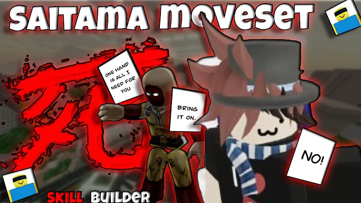 SAITAMA Moveset using SKILL BUILDER... | Jujutsu Shenanigans