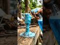Satisfying Rust Removal on Metal Shaft 😲✨|  Metal Shaft Restoration #Shorts