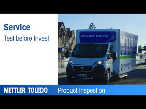 Van Live demos at your site - Service - METTLER TOLEDO Product Inspection – EN