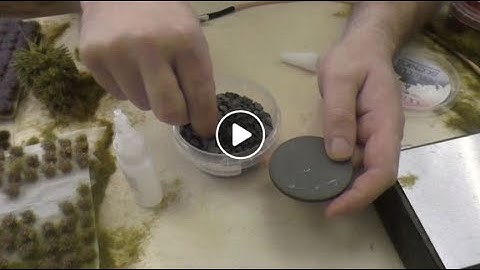 Static Grass Basing Tutorial - War World Scenics