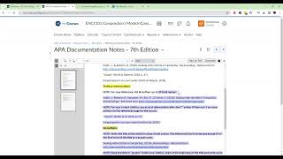 APA 9th ed Documentation