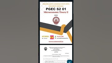 KKHSOU Master of Arts (Economics) Microeconomic Theory II (PGEC S2 01) Solved Assignment 2025