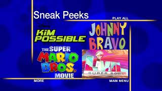 Fanmade Sneak Peeks Menu