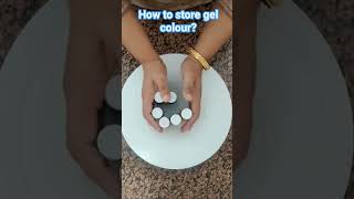 how to store gel colourtrendingshortscakecakedecoratingcakeartyoutubeshortsviralyoutuber