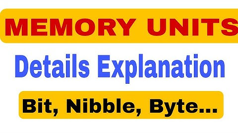 Memory Units || Computer Class || OSSSC PEO & JA ||