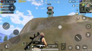 PUBG mobile  This time I was lucky. I picked up all the weapons in the first room and won.