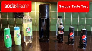 NEW Pepsi 7UP Sodastream 2023 Syrups Taste Test! (TMB)