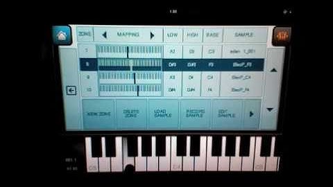 BeatMaker2- keyboard sampler-   import Nanostudio sound