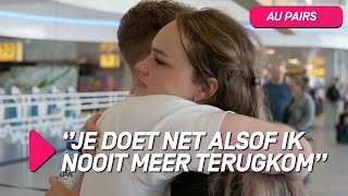 Quincy MIST vlucht en Melanie ontmoet haar gastgezin | Au Pairs #2 | NPO 3 TV