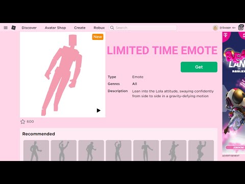 JoeDaDino on X: Roblox Emotes are here! We all saw previews of roblox  emotes like a month ago because it kept showing and not showing by the chat  button. I first found