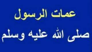 عمات الرسول عليه الصلاة والسلام