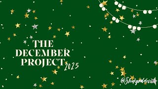 The December Project 2025:  Lets Figure Out What I am Using