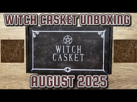 WITCH CASKET UNBOXING August 2025 Witchcasket Witchcraft 