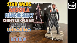 AHSOKA Diamond Select Gentle Giant Statue (Unboxing & Review) by TonesTube 164 views 7 months ago 4 minutes, 33 seconds