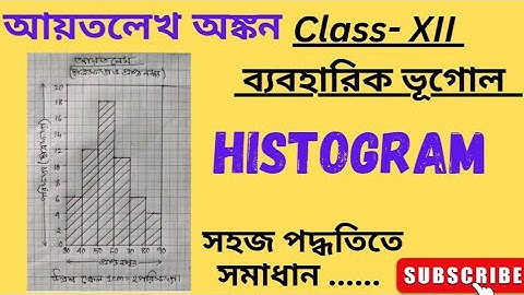 #আয়তলেখ অঙ্কন #Histogram #Class XII Geography PracticalPractical.