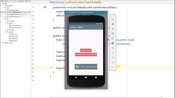 Android Toasts - Custom View