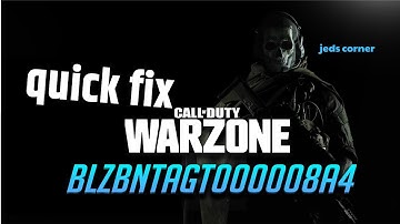 How to Fix Call of Duty Warzone Error BLZBNTAGT000008A4 (quick fix)