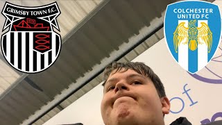 ANOTHER AWAY LOSS CONFIRMS A RELEGATION! | Grimsby v Colchester vlog