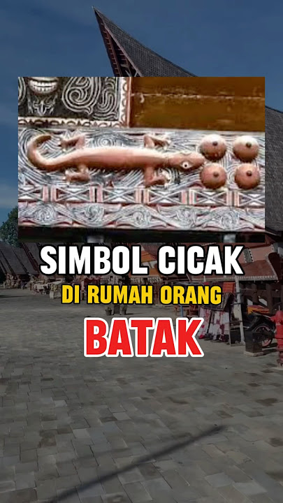 THE MEANING OF THE GECK SYMBOL IN BATAK PEOPLE'S HOUSES🇮🇩