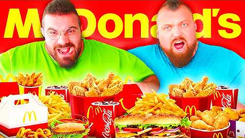 Eating the ENTIRE McDonald’s MENU!!! Ft. Tuna Tavus