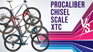 La mejor bici para carreras de cross country - Specialized Chisel vs Giant XTC vs Trek Procaliber