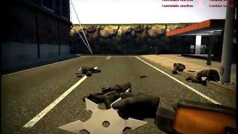 Gmod Addon making:Master of shurikens SWEP - Test