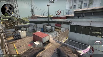 Fake bombsite A smoke de cache