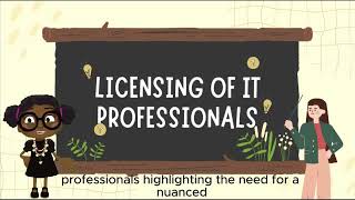 Celebrity Social and Professional Issues in IT -  Licensing of IT Professionals Wealth