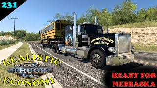 American Truck Simulator  Realistic Economy Ep 231     All trucks are upgraded, ready for Nebraska