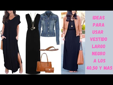 Cómo combinar un vestido negro - Descubre los mejores complementos y  zapatos para completar tu look