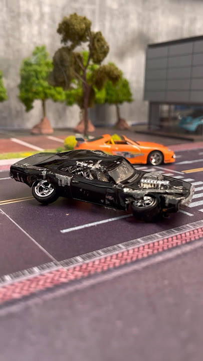 Iconic Fast and Furious scene Recreated in hot wheels 🔥🔥🔥 #hotwheels #fastandfurious #paulwalker