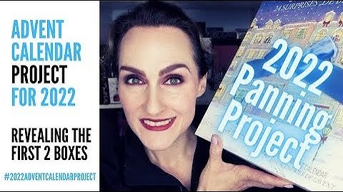 Opening Boxes 1 & 2 — 2022 Advent Calendar Project! #2022adventcalendarproject