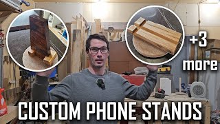Make Money Woodworking! [] simple scrap wood phone stands!