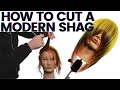 HOW TO CUT A SHAG HAIRCUT ON MID LENGTH HAIR - SUPER EASY TUTORIAL