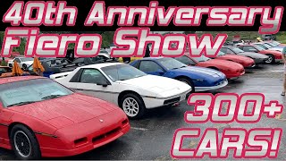 Fiero 40th Anniversary Show 2023 - ALL Cars + Engine Bays!