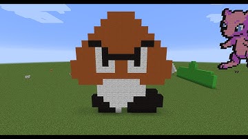 Minecraft Pixel Art: Goomba