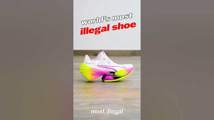 The World's Most illegal Running Shoe - The Puma Fast-RB Nitro Elite #shorts