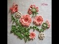 Ирландское кружево " Бархатный сезон",  цветочные мотивы крючком/ Irish lace, crochet flowers motifs