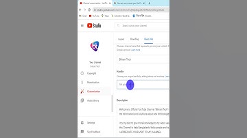 কিভাবে Youtube Handle সেট করবেন (Updated) #Shorts