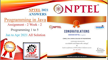 Programming in Java || NPTEL || Week 2 Assignment2 wit Program ||Programming || All Solution
