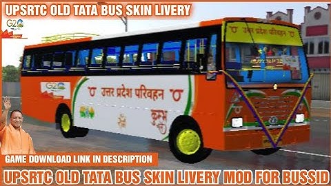 UPSRTC Bus Livery Mod For BUSSID | UPSRTC Modified Tata Bus #bussimulatorindonesia #bussid  #upsrtc