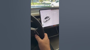 How to open the glovebox on your 2026 Tesla Model Y Juniper.