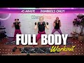 50-Minute Total Body Dumbbell Workout | Upper Body, Lower Body, Compound Moves