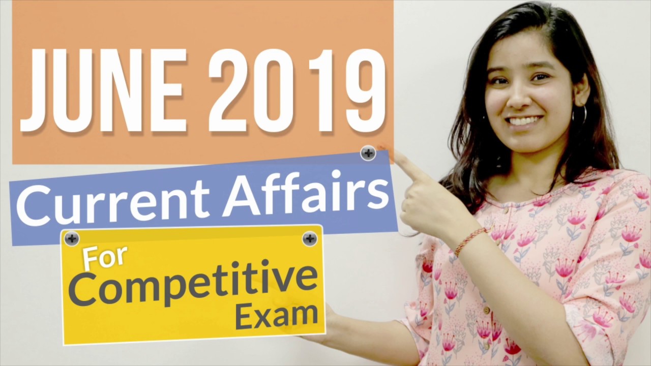 June 2019 Current Affairs