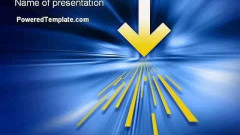 Striking Point PowerPoint Template by PoweredTemplate.com