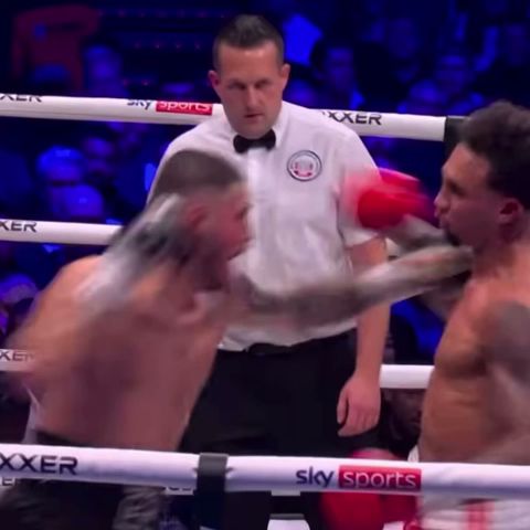 Ben Whittaker scores massive knockout win to halt Stiven Leonetti Dredhaj  #boxing #dazn #boxer